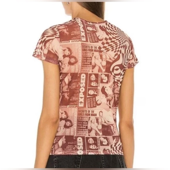 Miaou Mesh Tee - Picture 4 of 10